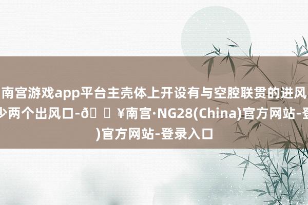 南宫游戏app平台主壳体上开设有与空腔联贯的进风口和至少两个出风口-🔥南宫·NG28(China)官方网站-登录入口